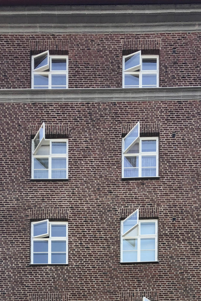 Kulturfönster på byggnad