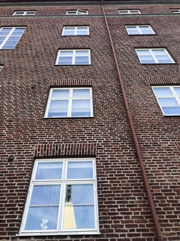 Kulturfönster på byggnad