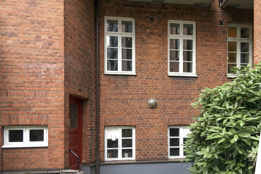 Kulturfönster på byggnad