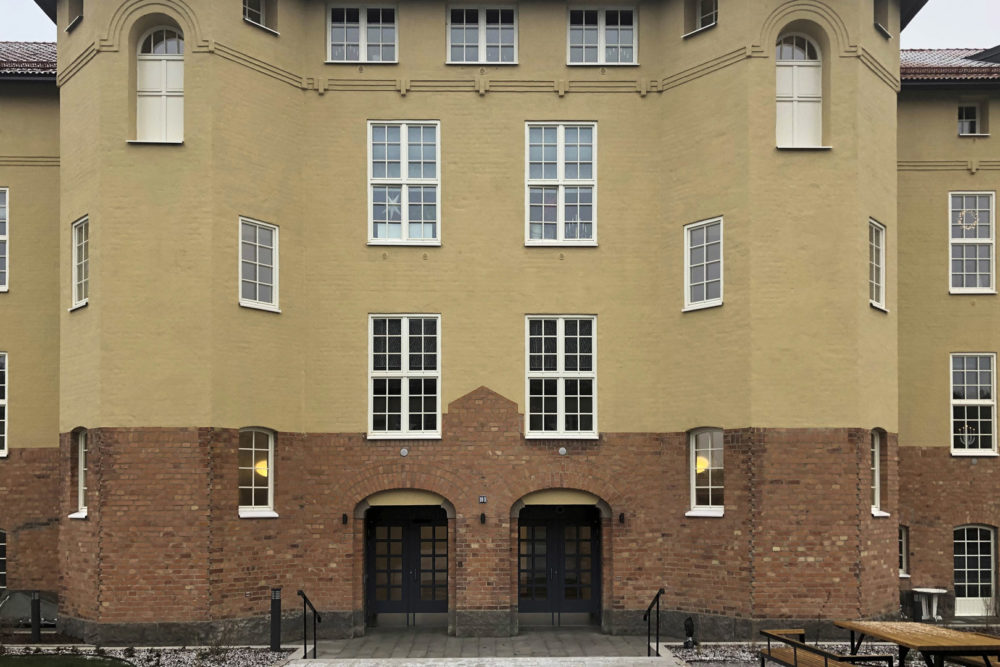 Kulturfönster på byggnad