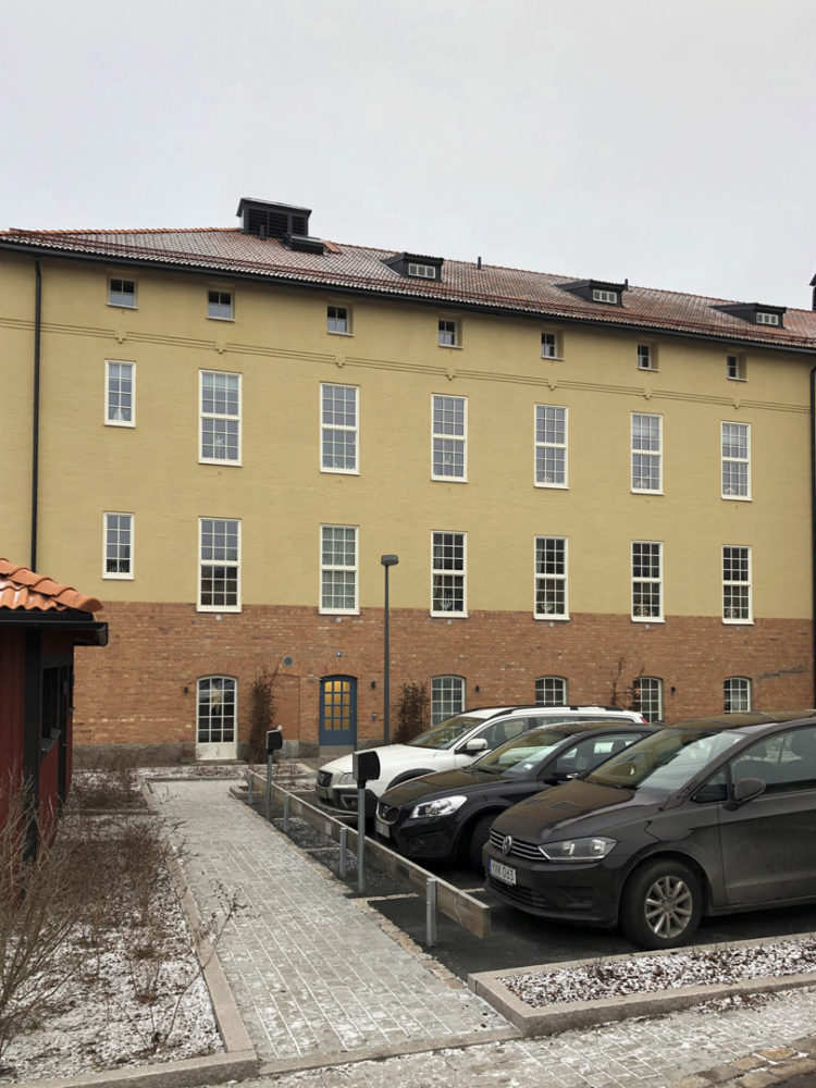 Kulturfönster på byggnad