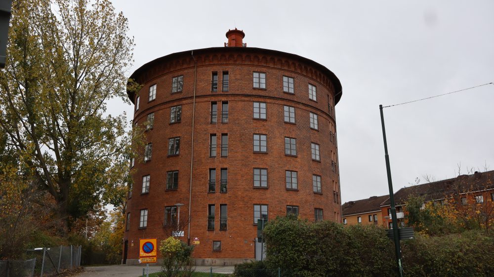 Träfönster på Kirsebergstornet i Malmö