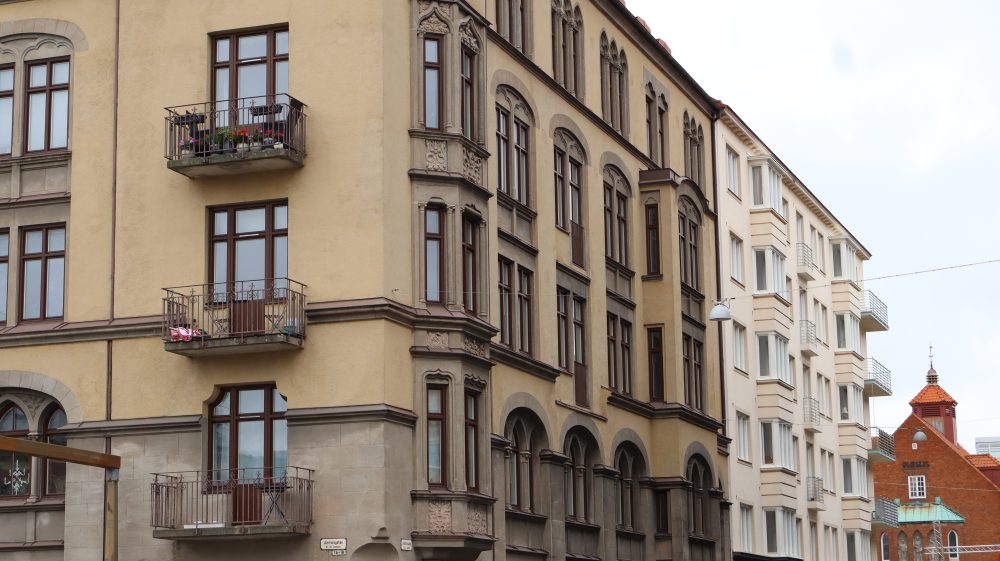 Kulturfönster på Amiralsgatan i Malmö