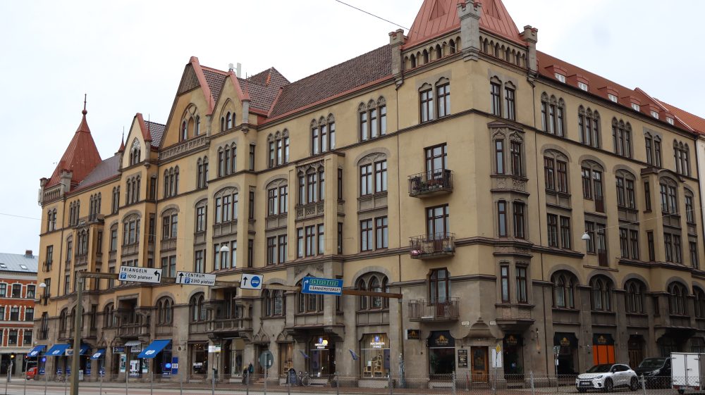 Kulturfönster på Amiralsgatan i Malmö