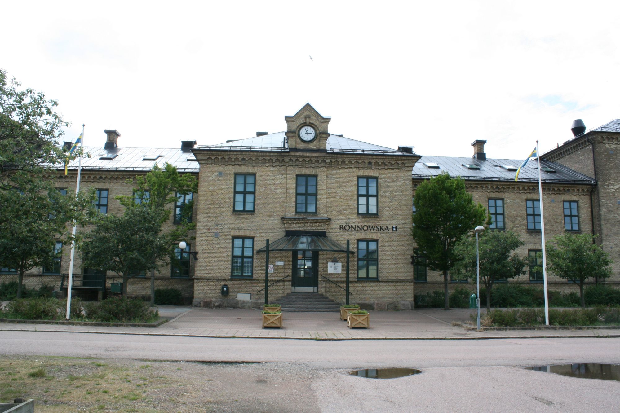 Träfönster på Rönnowska skolan
